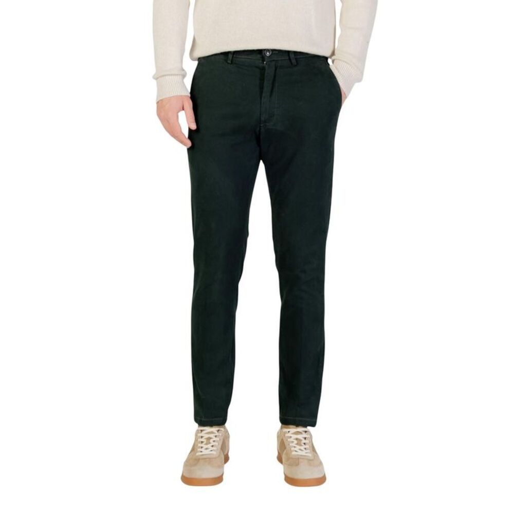 Borghese Green Cotton Skinny Men's Pants